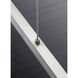 Essence LED 50 inch Satin Nickel Linear Suspension Ceiling Light, Integrated LED