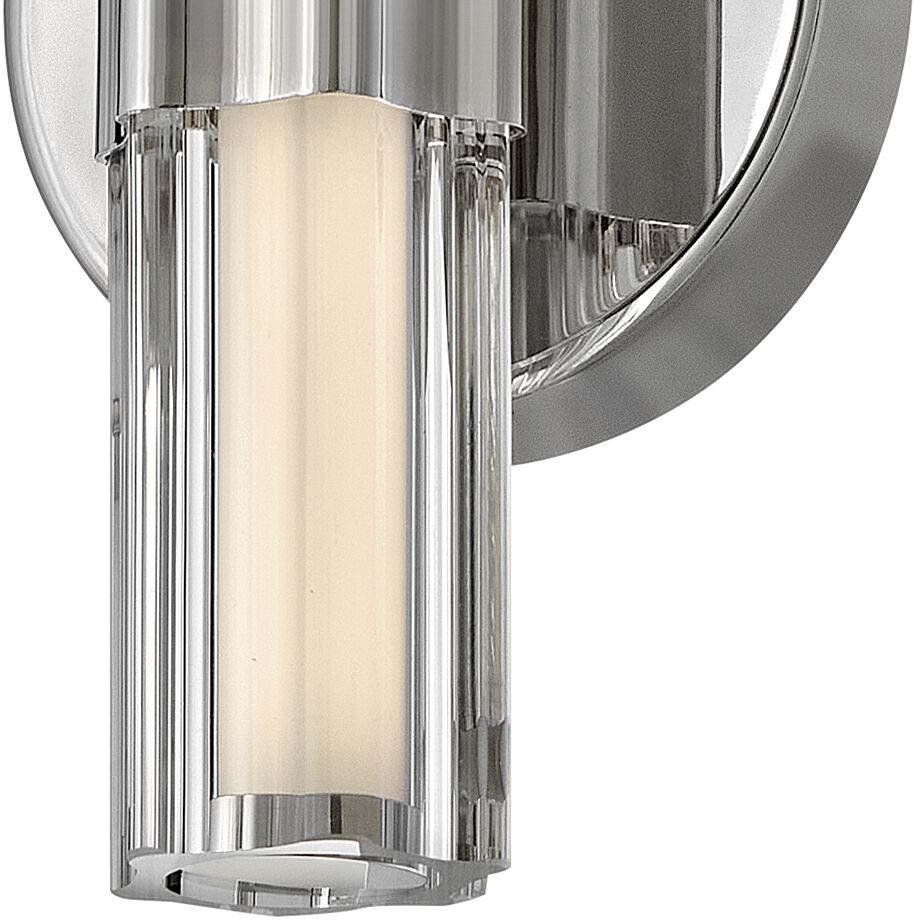 Georgette LED 5.25 inch Polished Nickel Bath Light Wall Light