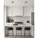 Larmes LED 4.5 inch Polished Chrome Single Pendant Ceiling Light