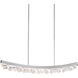 Arcus 1 Light 47.63 inch Polished Nickel Linear Pendant Ceiling Light