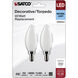 Lumos LED Candelabra 4 watt 120 5000K LED Filament, LED Filament