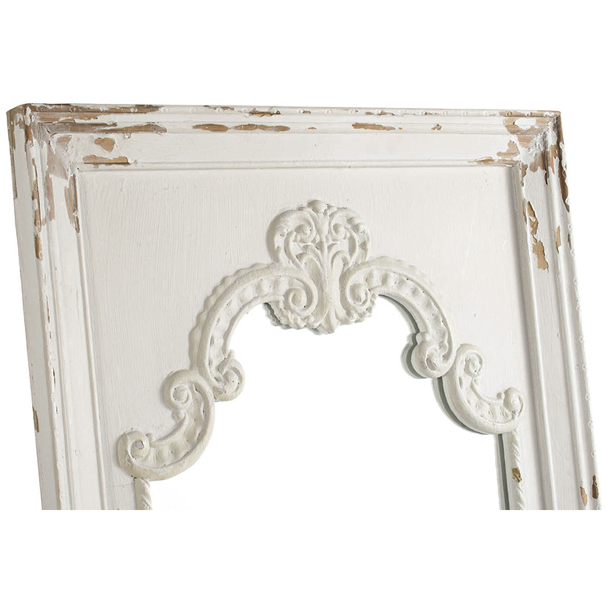 Alcott 38.78 X 20.08 inch Antique White Mirror