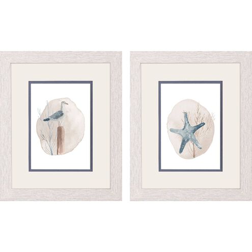 Animals Collection Blue Framed Art