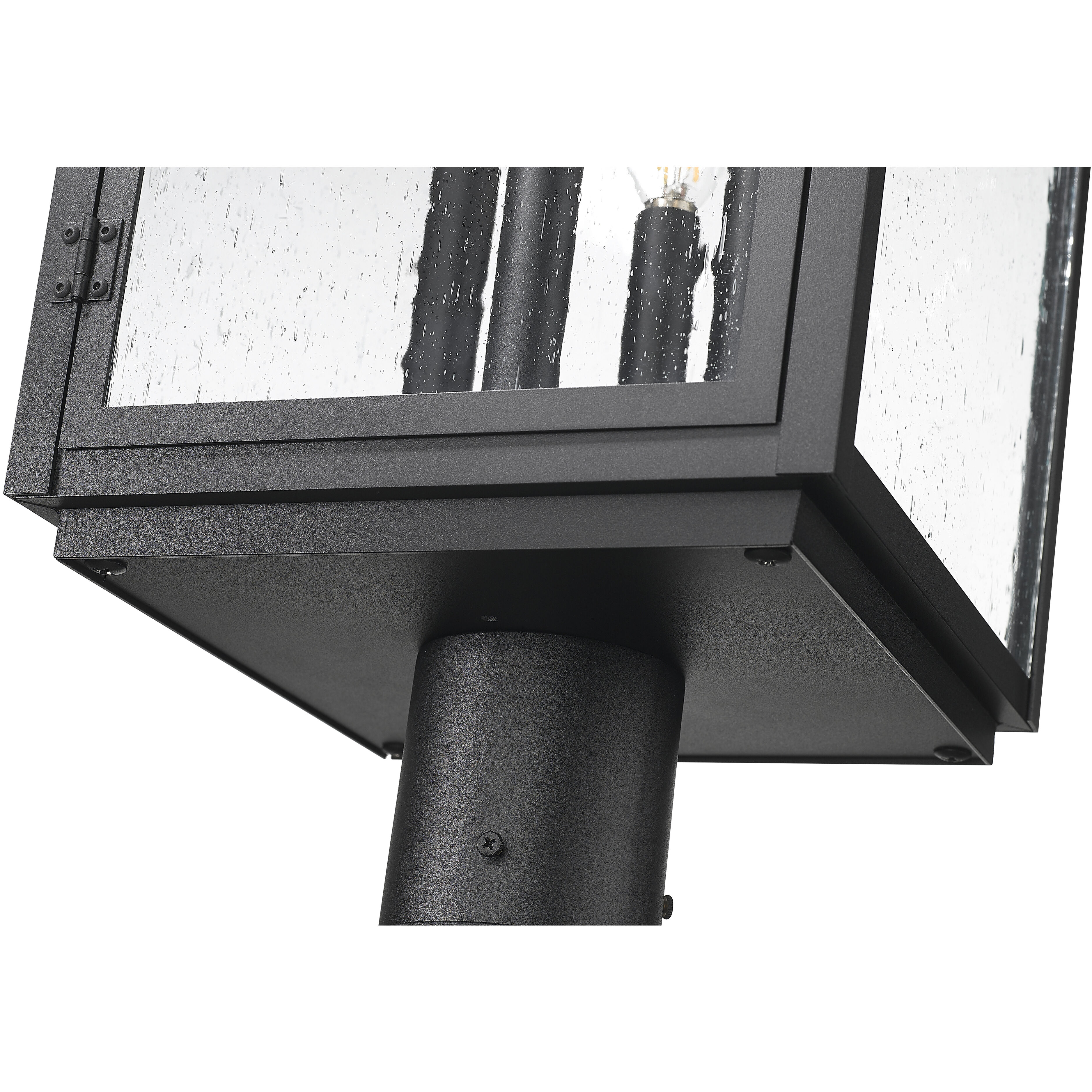 Hartwell 4 Light 116.75 inch Sand Black Outdoor Post Mounted Fixture