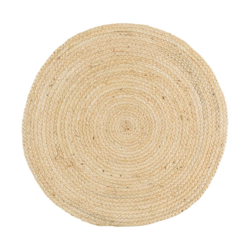 Brice 36 inch Cream Rugs, Jute