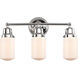 Aditi Dover 3 Light 20.5 inch Polished Chrome Bath Vanity Light Wall Light, Aditi