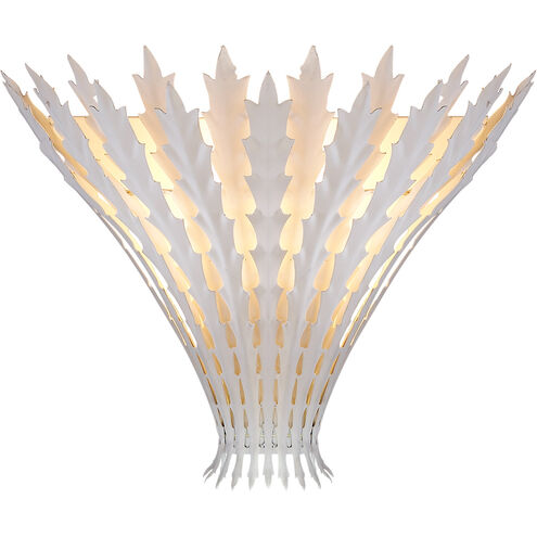 AERIN Hampton 1 Light 15 inch Plaster White Wall Light