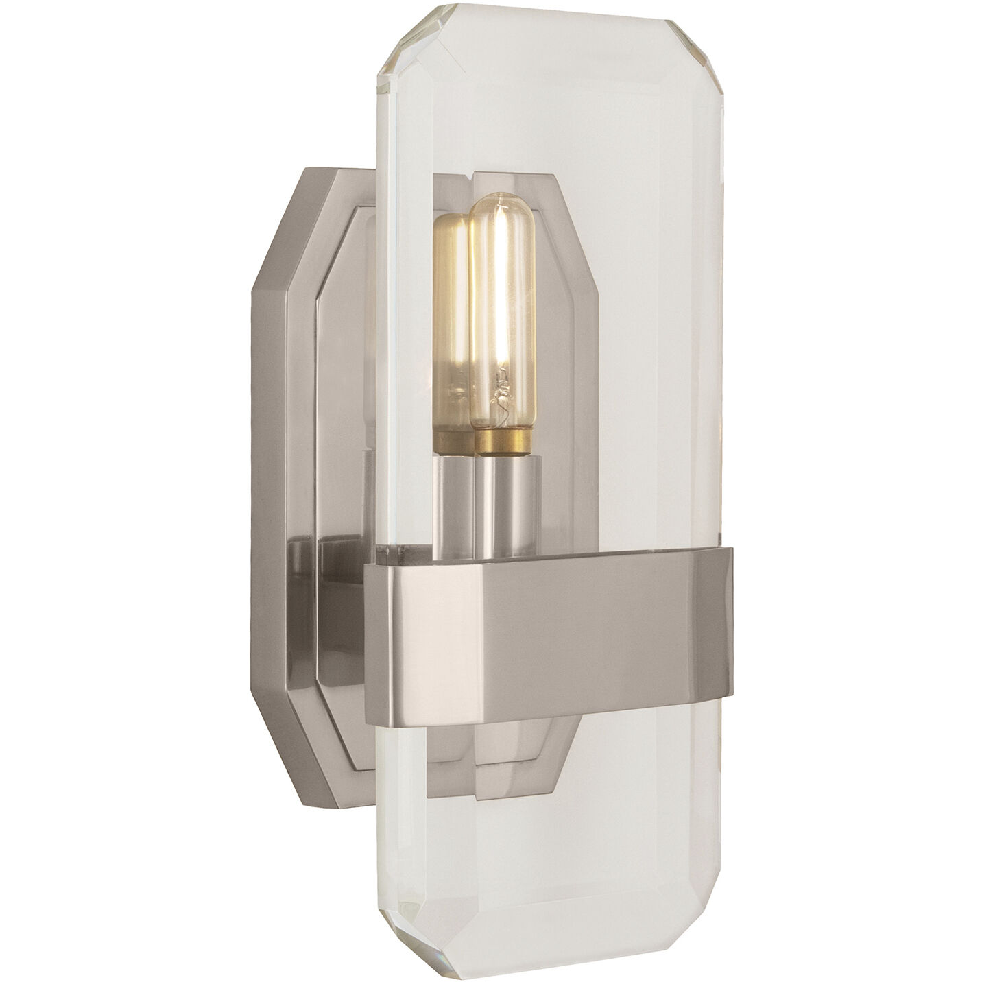 Jacqueline Wallchiere Wall Light in Polished Nickel