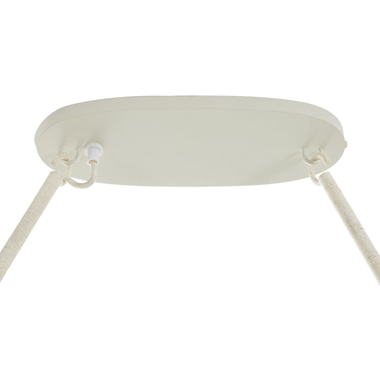 Angelina 4 Light 49 inch Winter White / Natural Chandelier Ceiling Light