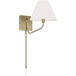 Chadwick Sconce Wall Light in Aged Brass