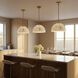 C&M by Chapman & Myers Savina 1 Light 19.88 inch Burnished Brass Pendant Ceiling Light