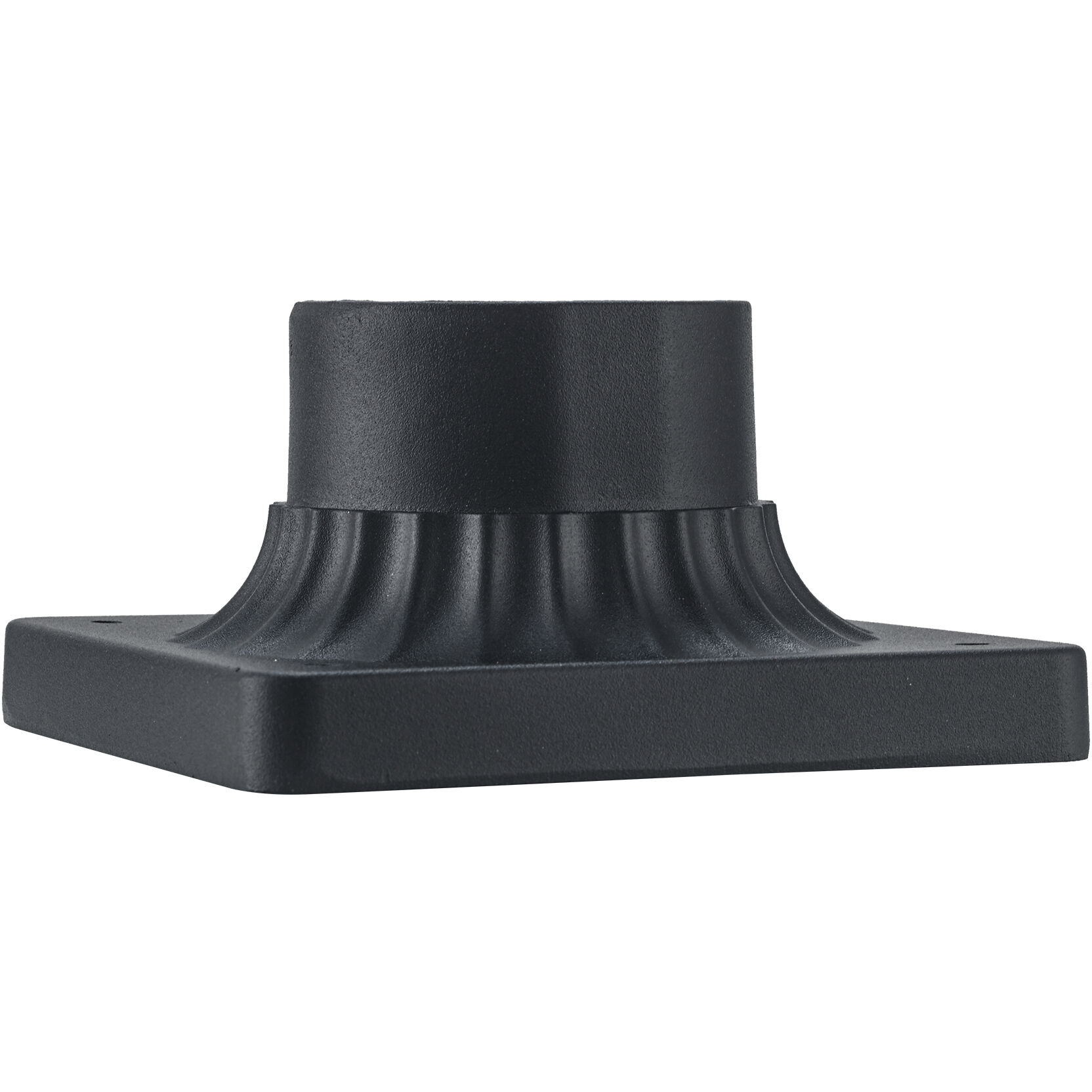 Canby 3 inch Black Outdoor Post Base Mount