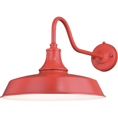 Dorado 1 Light 12 inch Red and White Outdoor Wall