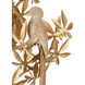 Aviary 1 Light 14 inch Swedish Gold Wall Sconce Wall Light, Left