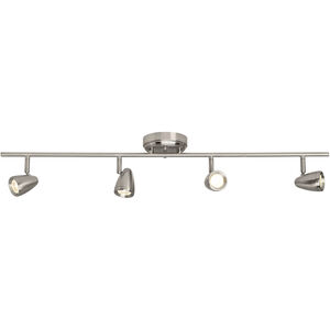 Talida 4 Light 120 Brushed Nickel Track Light Ceiling Light in Straight