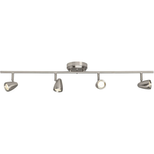 Talida 4 Light 120 Brushed Nickel Track Light Ceiling Light in Straight