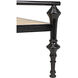 Indochine Charcoal Black Bench
