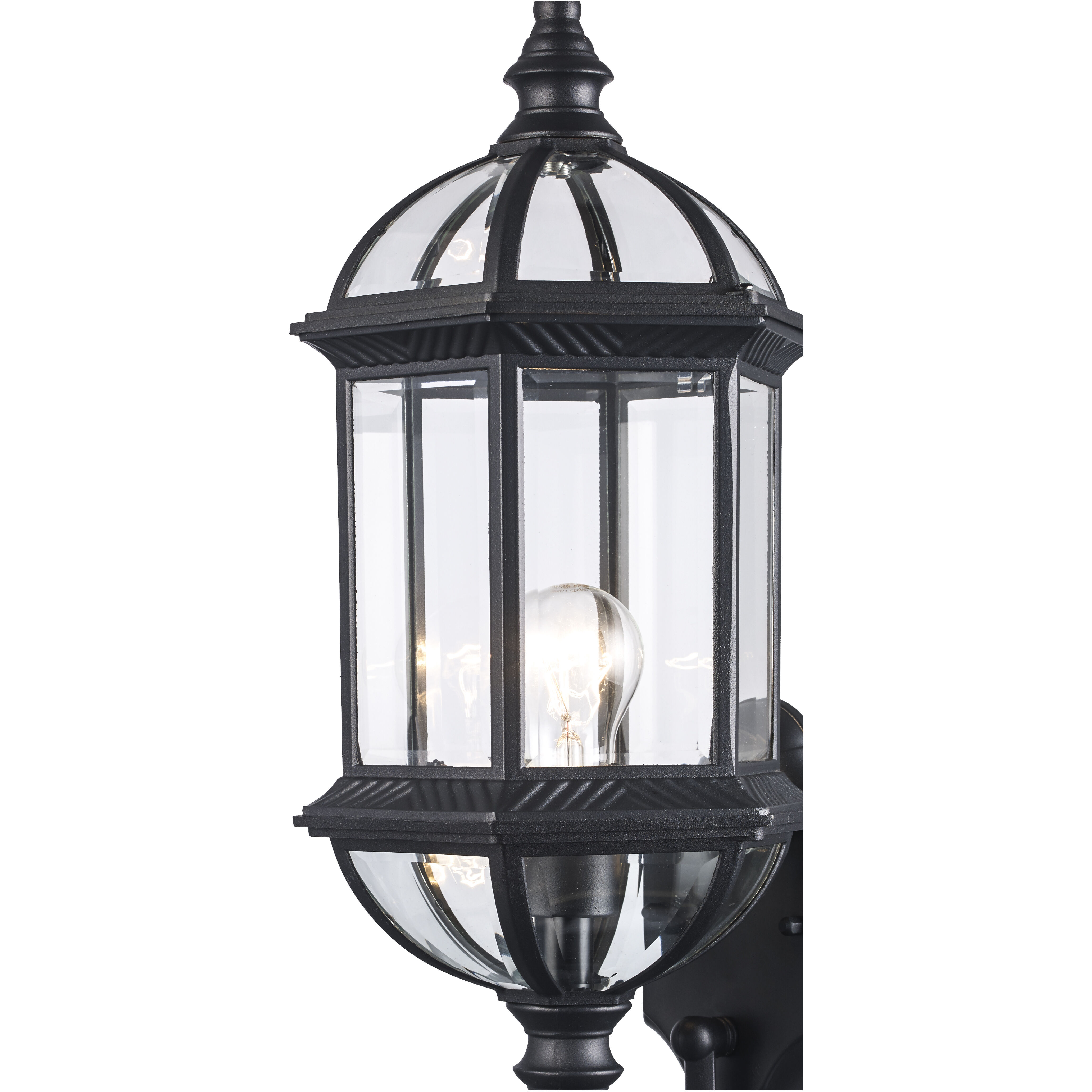 Wentworth 1 Light 22 inch Black Outdoor Wall Lantern