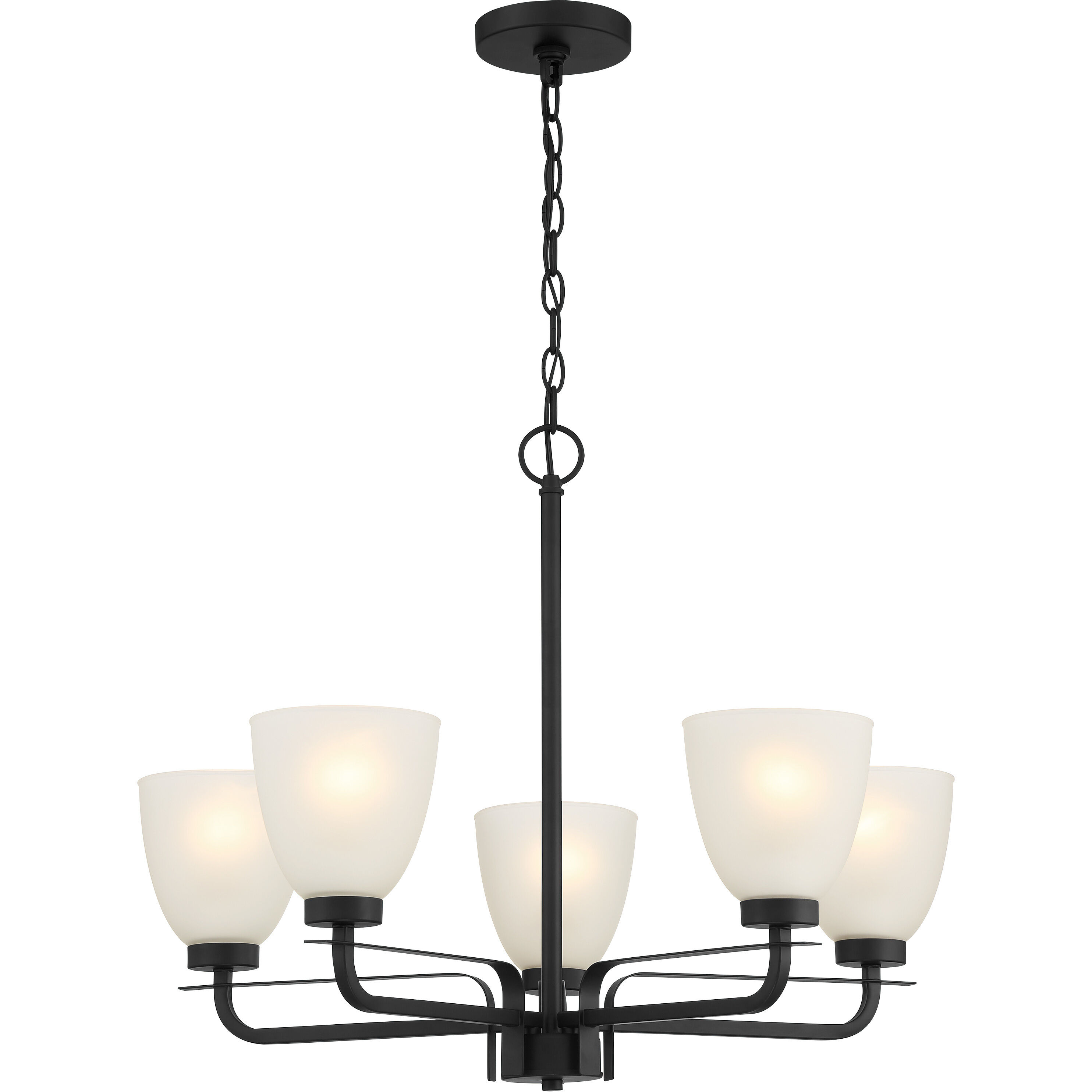 Kaitlen 5 Light 26.25 inch Coal Chandelier Ceiling Light