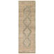 Zeus 96 X 30 inch Sage/Denim/Khaki/Camel Rugs, Wool