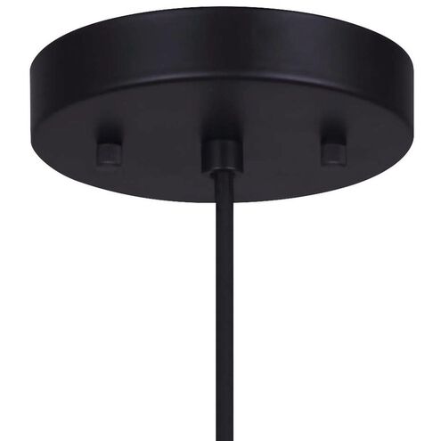 Thea 1 Light 12 inch Black/Gold Pendant Ceiling Light