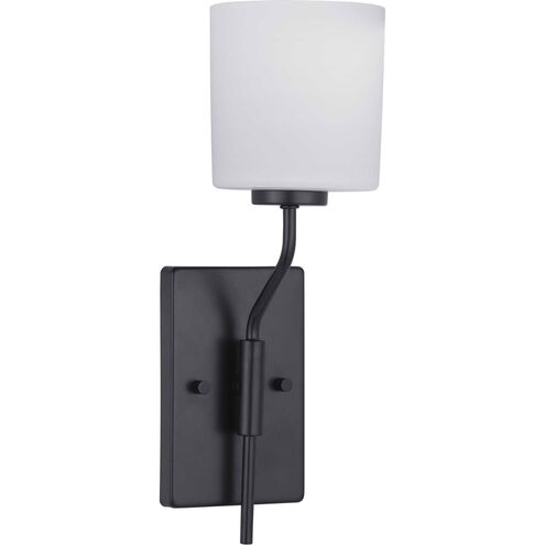 Tobin 1 Light 5 inch Matte Black Wall Bracket Wall Light