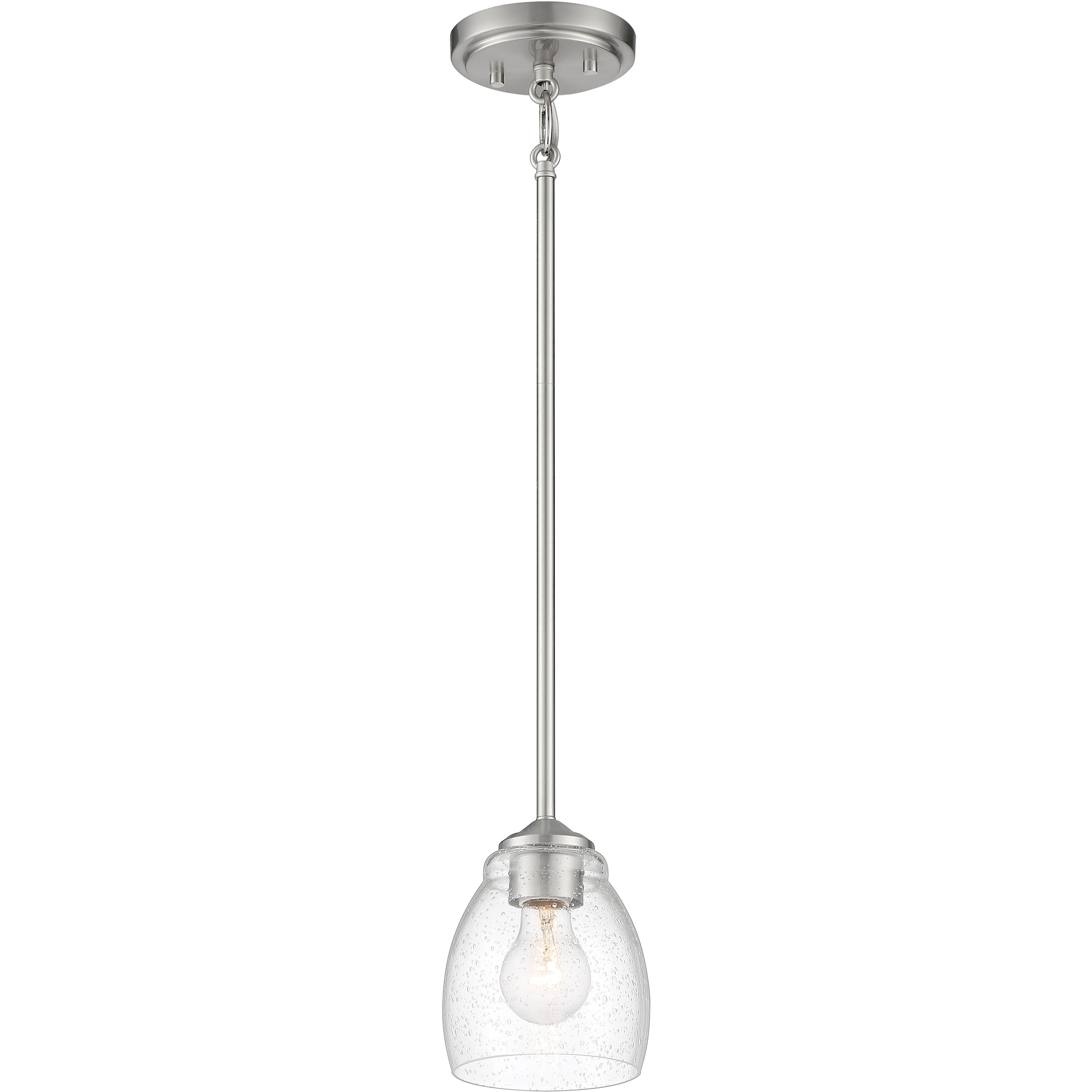 Winsley 1 Light 5.38 inch Brushed Nickel Pendant Ceiling Light