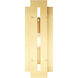 Utrecht 1 Light 22 inch Satin Brass Outdoor Wall Lantern