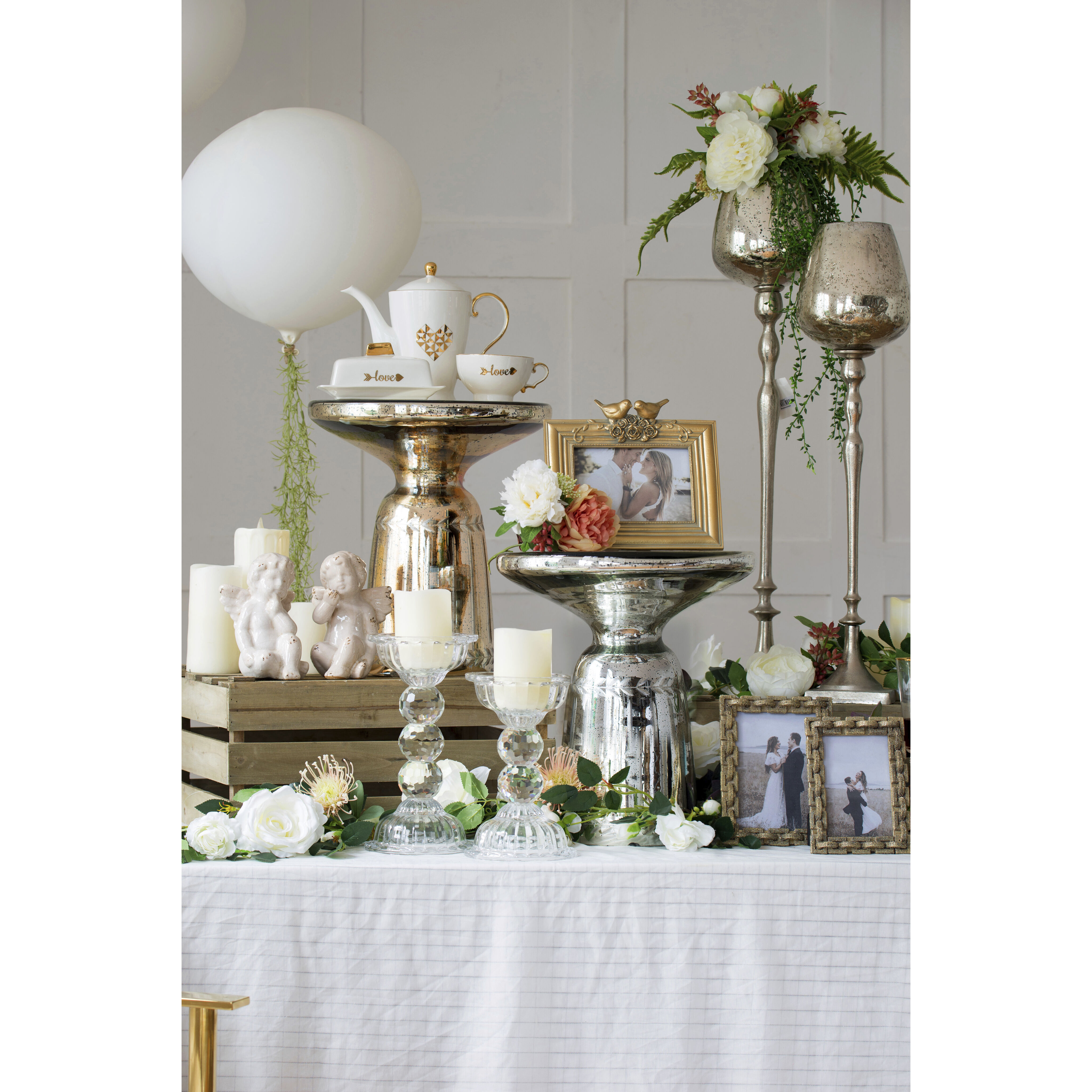 Keavy 32.5 X 7 inch Candleholder