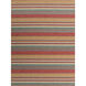 Calvin 132 X 96 inch Dark Red, Mustard, Tan Rug
