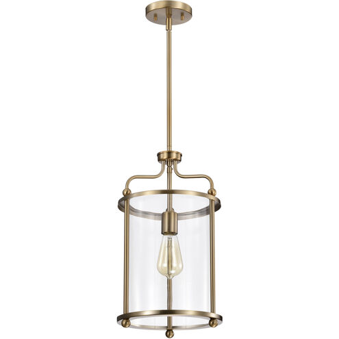 Yorktown 1 Light 10 inch Burnished Brass Pendant Ceiling Light