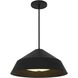 Nin LED 22 inch Sand Black Outdoor Pendant