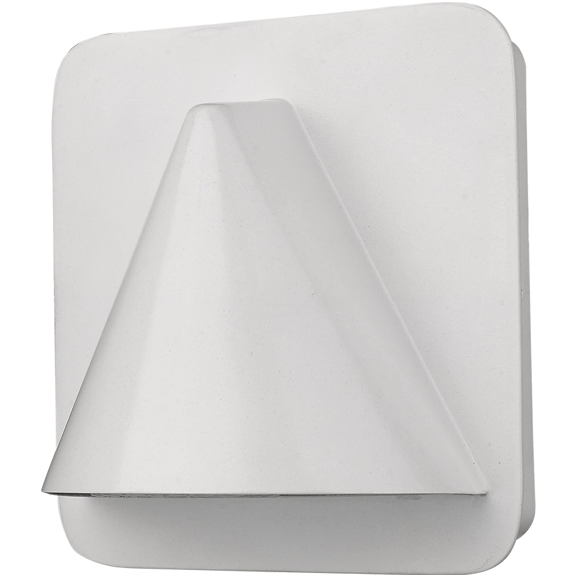 Obelisk LED 6.25 inch White Outdoor Wall Light