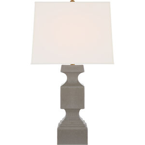 Chapman & Myers Finley 32 inch 100 watt Shellish Gray Table Lamp Portable Light, Large