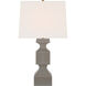 Chapman & Myers Finley 32 inch 100 watt Shellish Gray Table Lamp Portable Light, Large