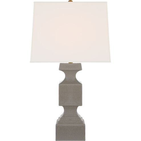 Chapman & Myers Finley 32 inch 100 watt Shellish Gray Table Lamp Portable Light, Large