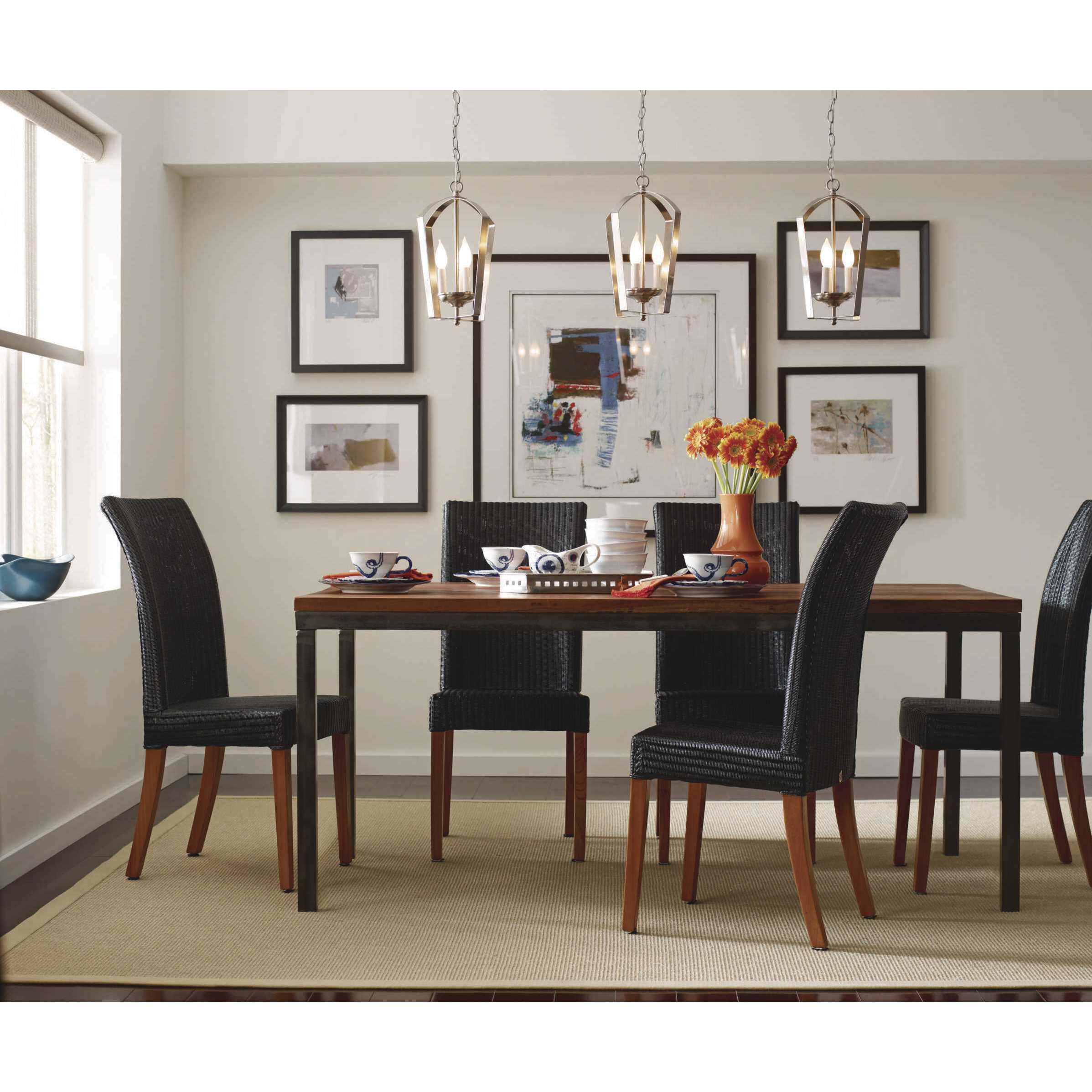 Gather 3 Light 10 inch Brushed Nickel Foyer Pendant Ceiling Light