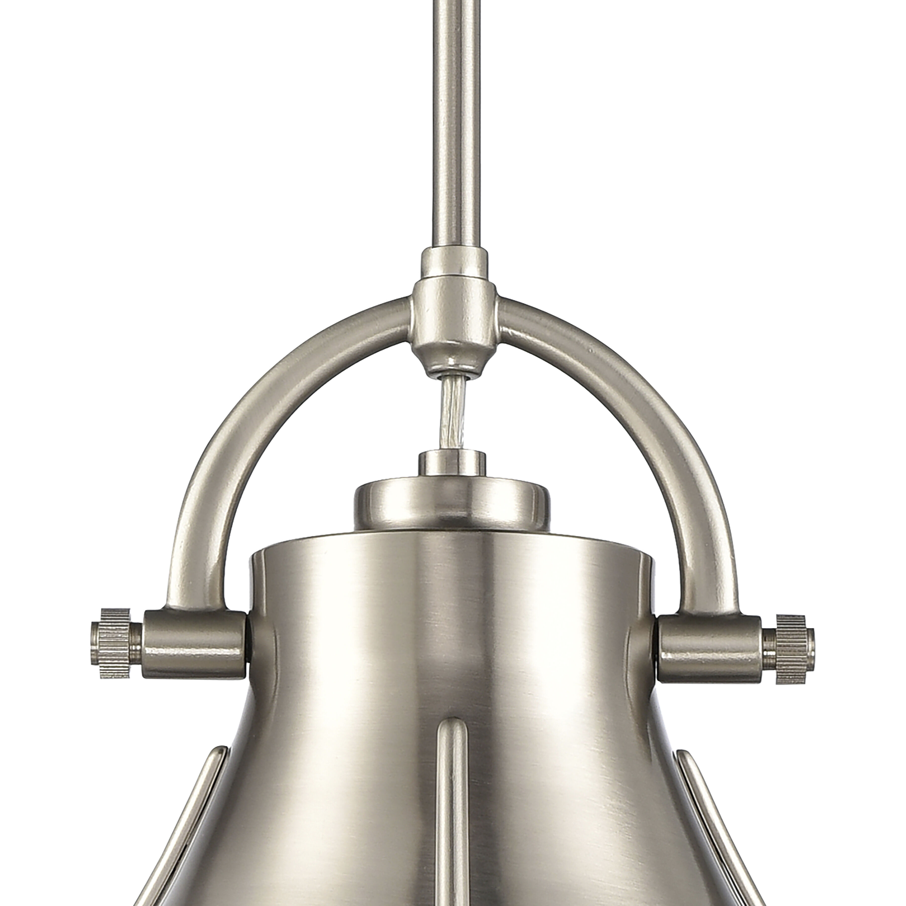 Urbanite 1 Light 9 inch Satin Nickel Mini Pendant Ceiling Light