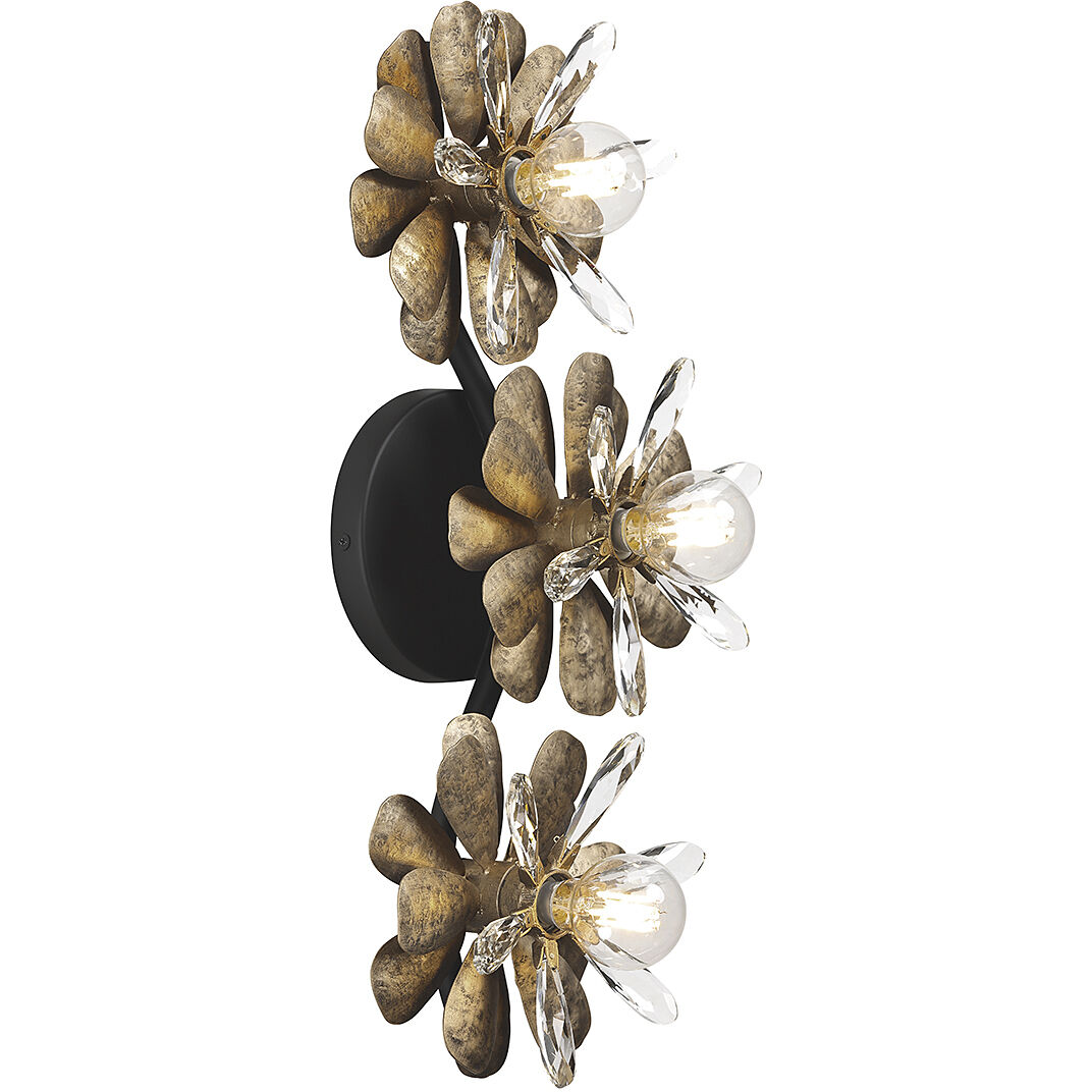 Giselle 3 Light 8.75 inch Delphine Wall Sconce Wall Light