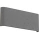 Stela 1 Light 6.25 inch Gray Travertine Outdoor Wall Light