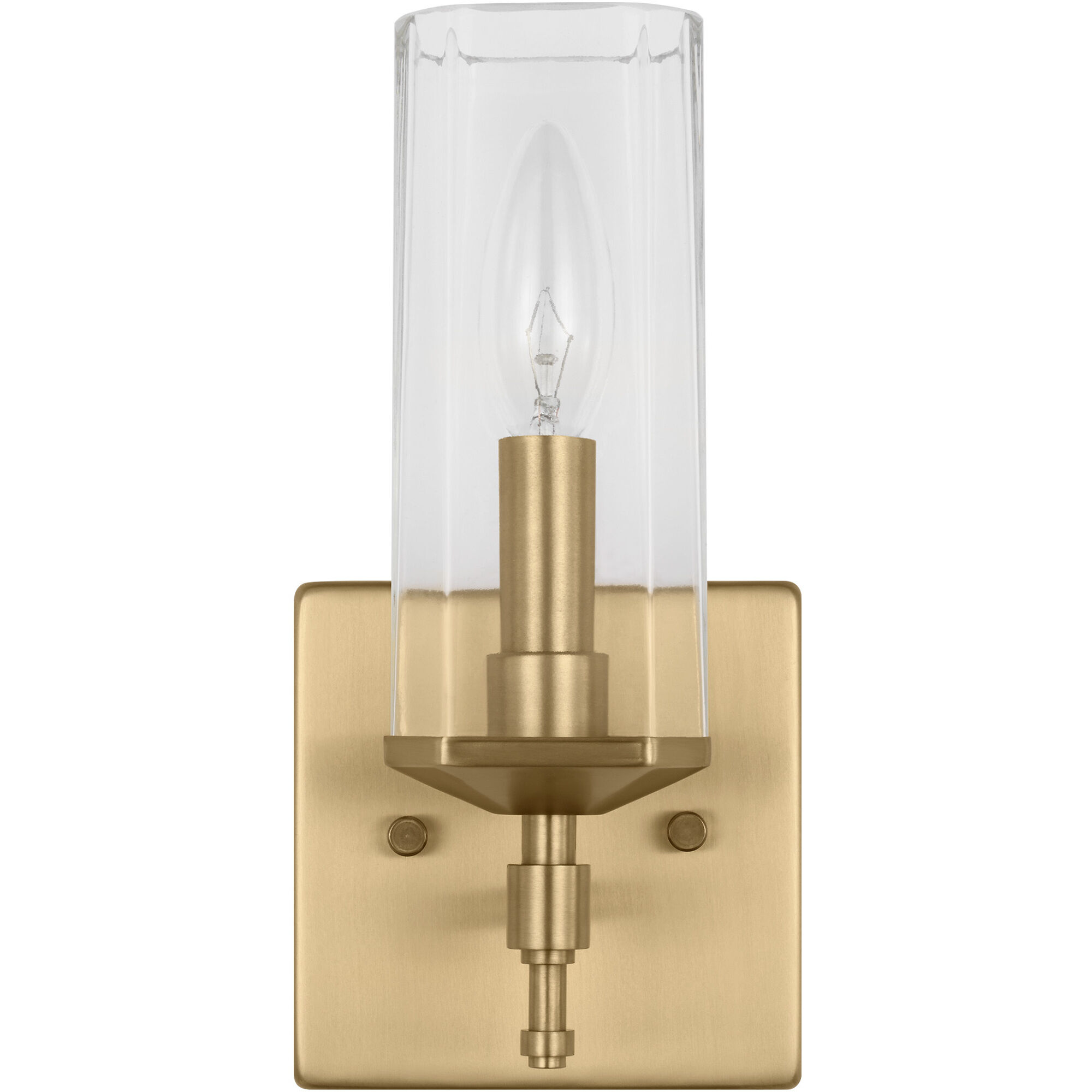 Weiss 1 Light 5 inch Satin Brass Wall Bath Fixture Wall Light