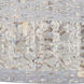 Inca LED 23.5 inch Polished Chrome Flush Mount Ceiling Light in Clear/White