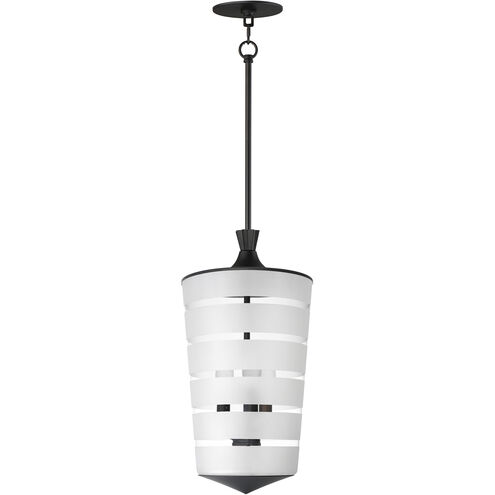 Copacabana 3 Light 9.5 inch Black Single Pendant Ceiling Light