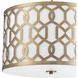 Jennings Pendant Ceiling Light in Aged Brass
