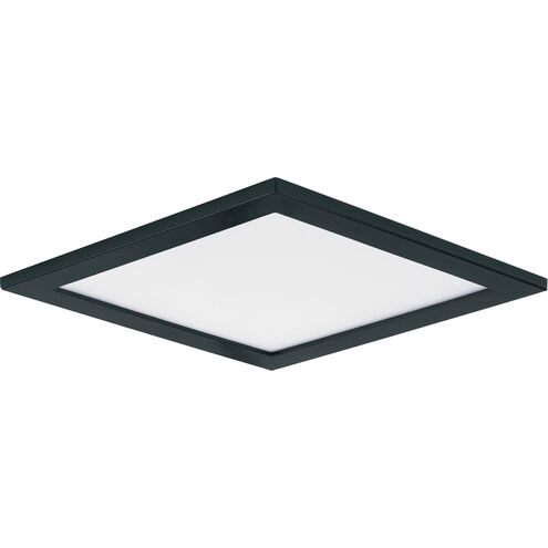 Wafer LED 6.25 inch Black Flush Mount Ceiling Light