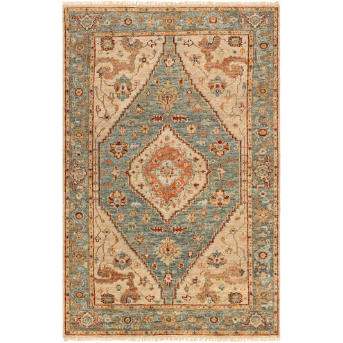 Hiemo 156 X 108 inch Aqua Rug, Rectangle