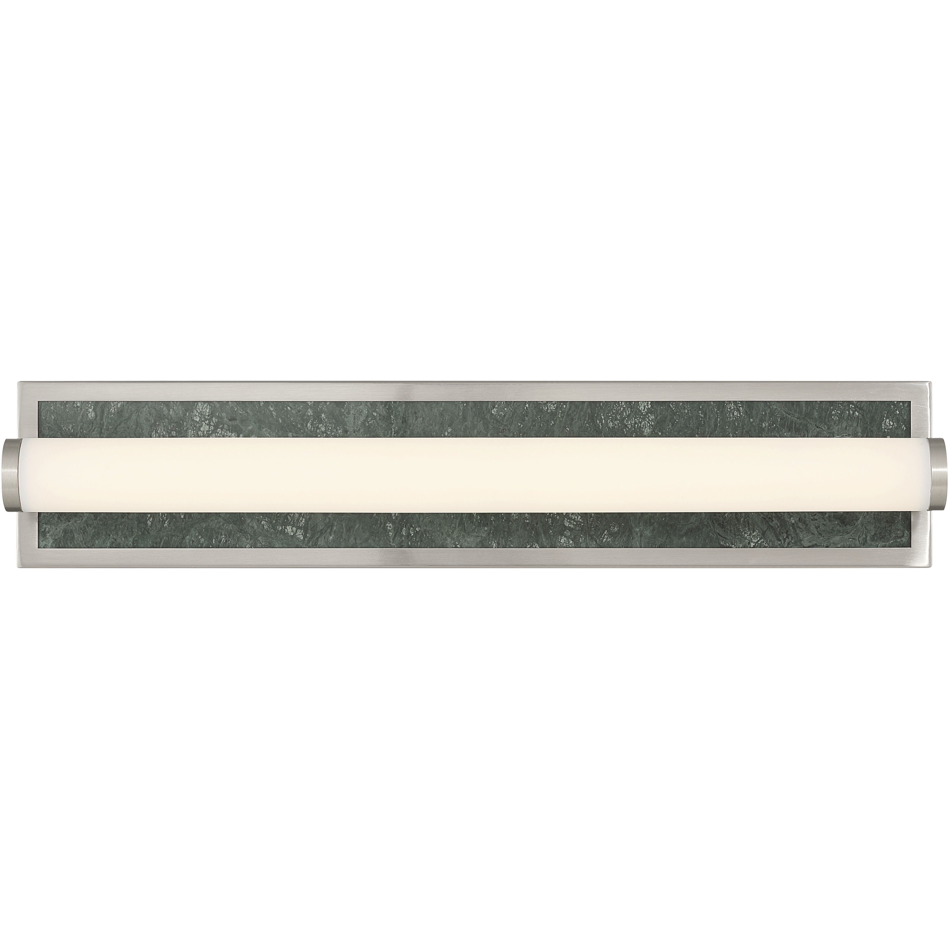 Yep Stratum 1 Light 25.25 inch Brushed Nickel with Persian Green Marble Vanity Light Wall Light