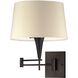 Swingarms 22 inch 150 watt Aged Bronze Swingarm Sconce Wall Light