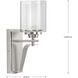 Kene 1 Light 5 inch Brushed Nickel Bath Vanity Wall Light