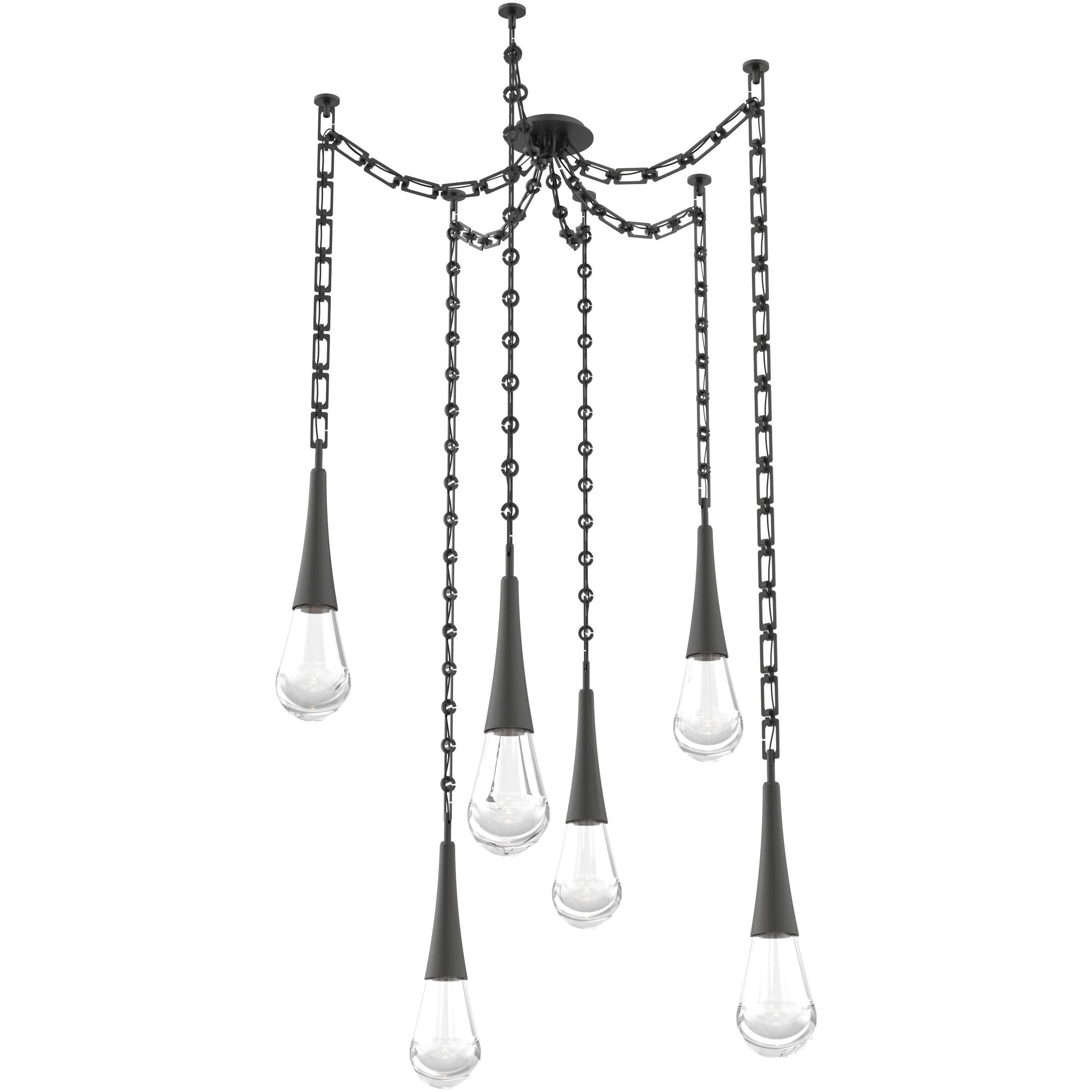 Raindrop 6 Light 13.60 inch Pendant